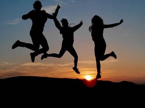 Jumping for joy by kilgarron, on Flickr