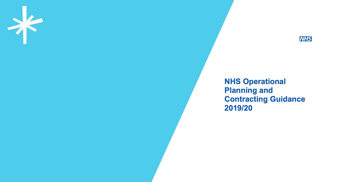 NHS Operational Planning and Contracting Guidance Blog Header