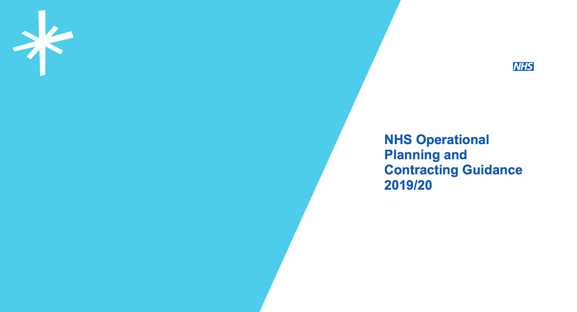 NHS Operational Planning and Contracting Guidance Blog Header